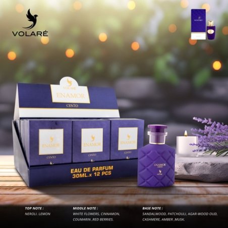 Volare Perfumes Eau De Parfum Volare Enamor Cento, Unisex, 30 Ml