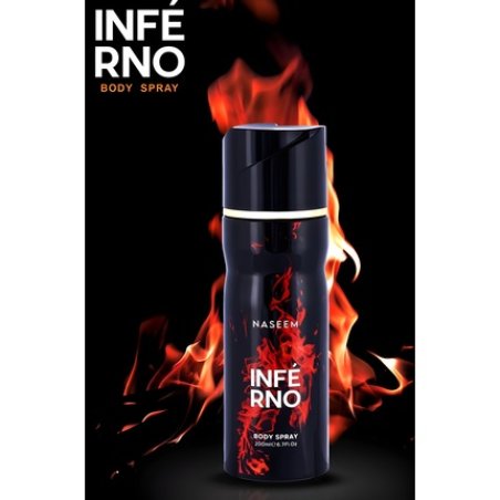 Naseem Body Spray, Inferno, Unisex, 200 Ml