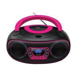 Denver DAB Boombox Mit DAB /FM-Radio, Bluetooth-Funktion,pink