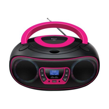 Denver DAB Boombox Mit DAB /FM-Radio, Bluetooth-Funktion,pink