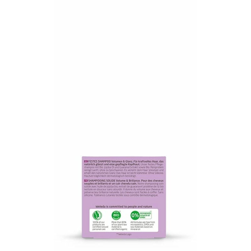 Weleda 006965CH hair shampoo 50 g Solid shampoo Natural Women