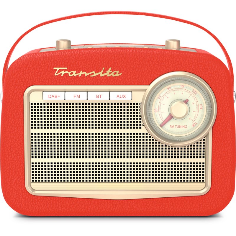 TechniSat Transita 130 Portable Analogique et numérique Rouge