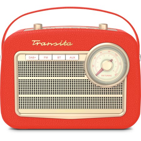 TechniSat Transita 130 Portable Analogique et numérique Rouge