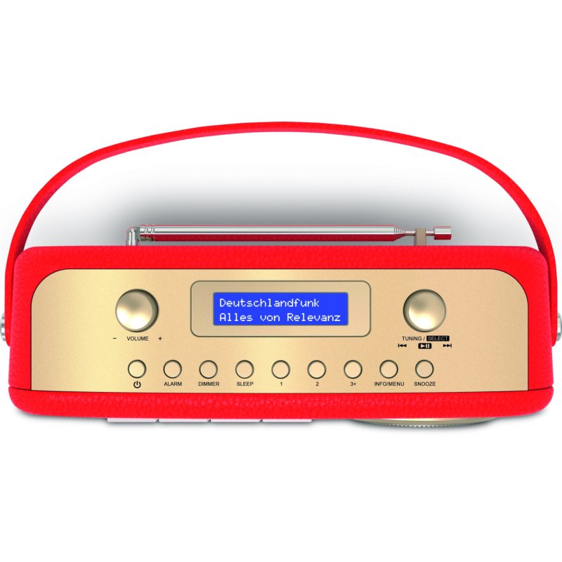 TechniSat Transita 130 Portable Analog & digital Red