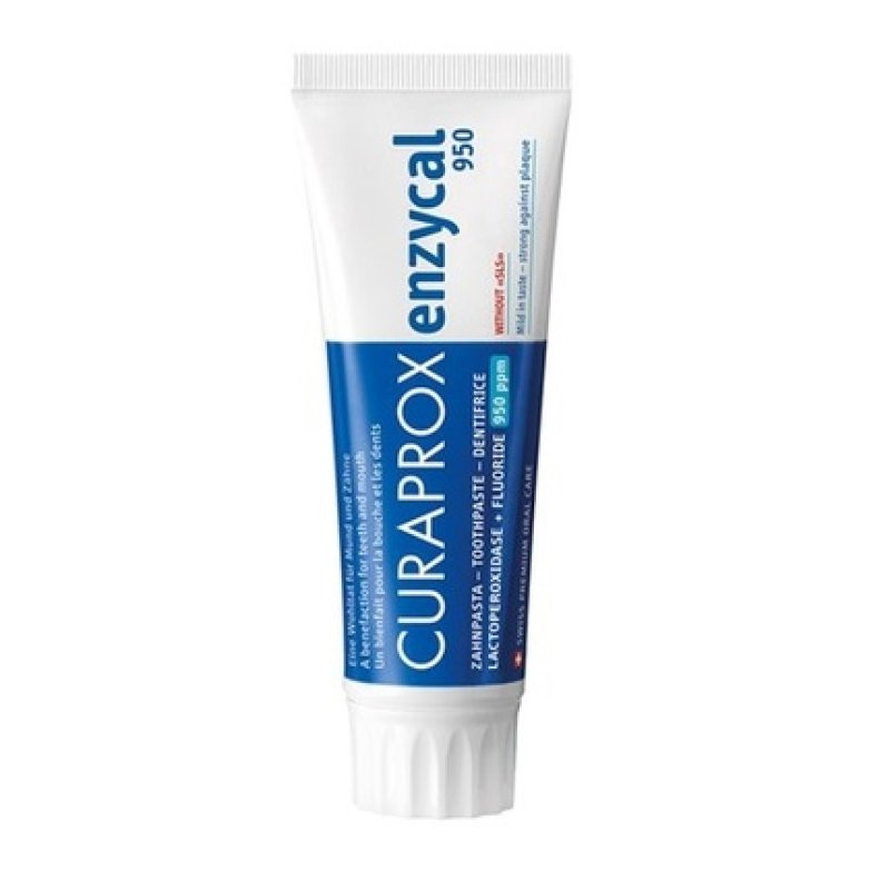 Curaprox Enzycal 950 Enzyme-Enhanced Toothpaste 75ml - Premium Oral Care Solution