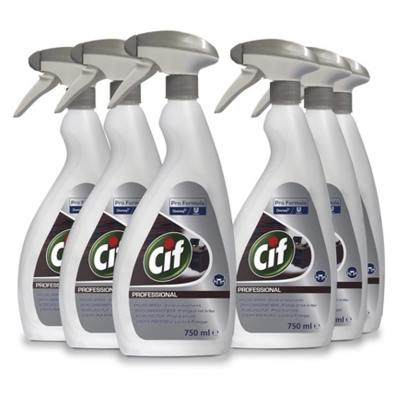 Cif Pro Formula Wood Polish Professional Formulation Protects Surfaces