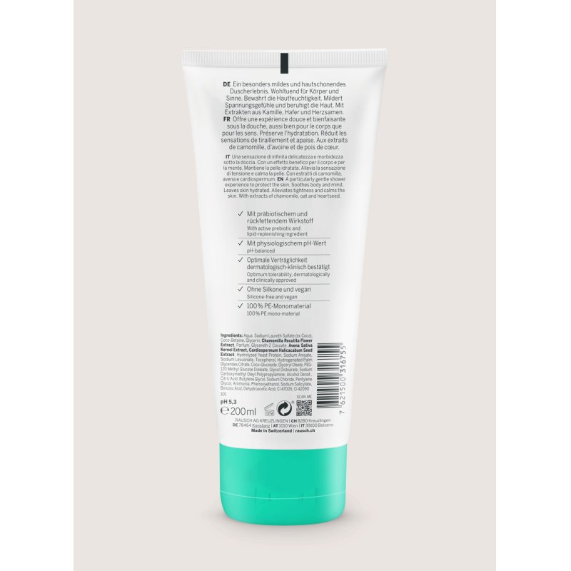 Rausch Sensitive Shower Gel with Chamomile 200ml
