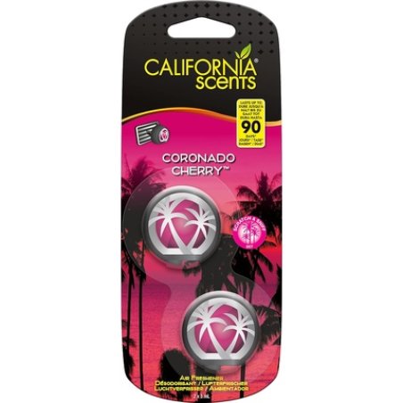 Autocare California Scents Car Air Freshener Mini Diffusers Cherry