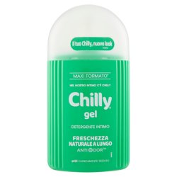 Chilly Intimate Wash Gel - Natural Freshness Long-Lasting With Anti-Odor, 300 Ml