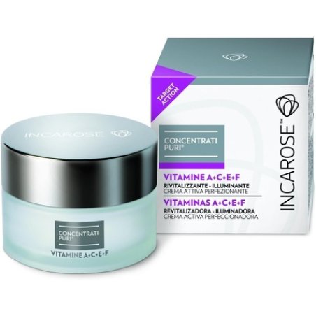 INCAROSE Pure Solutions Vitamins A C E F Revitalizing-Brightening Face Cream