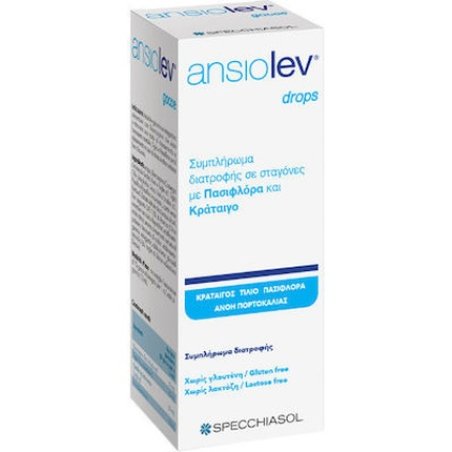 Specchiasol Ansiolev Instant Drops - Dietary Supplement For Stress Relief, 20ml