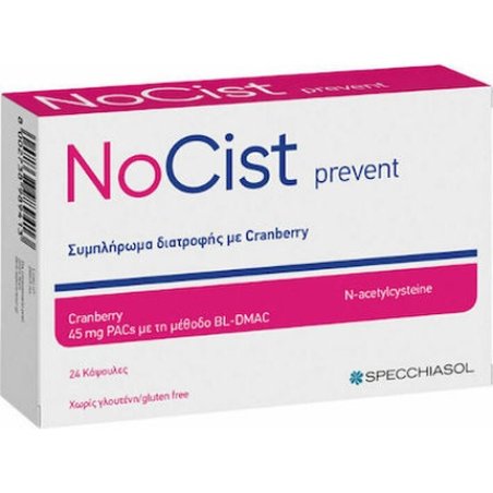 Specchiasol Nocist Prevent Dietary Supplement For The Urinary System - 24 Plant Capsules
