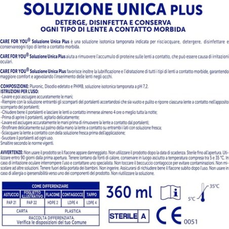 Care For You Single Solution Plus Soft Contact Lens Liquid