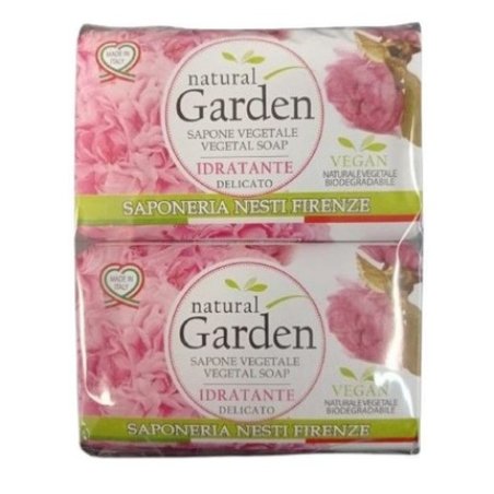 Nesti Firenze Natural Garden Idratante Soap 4.4 Ounces 125g - Pack of 2