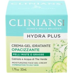Clinians Moisturizing Mattifying Face Cream with Apple Water and Zinc Combination for Oily Skin 50ml