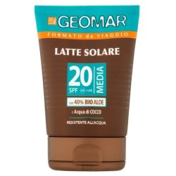 Geomar Sunscreen SPF 20 Media with Bio Aloe and Coconut Water - Travel Size 100 ml