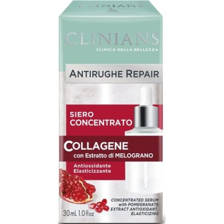 Clinians Anti-Wrinkle Repair Serum with Colalgene and Pomegranate Extract 30ml