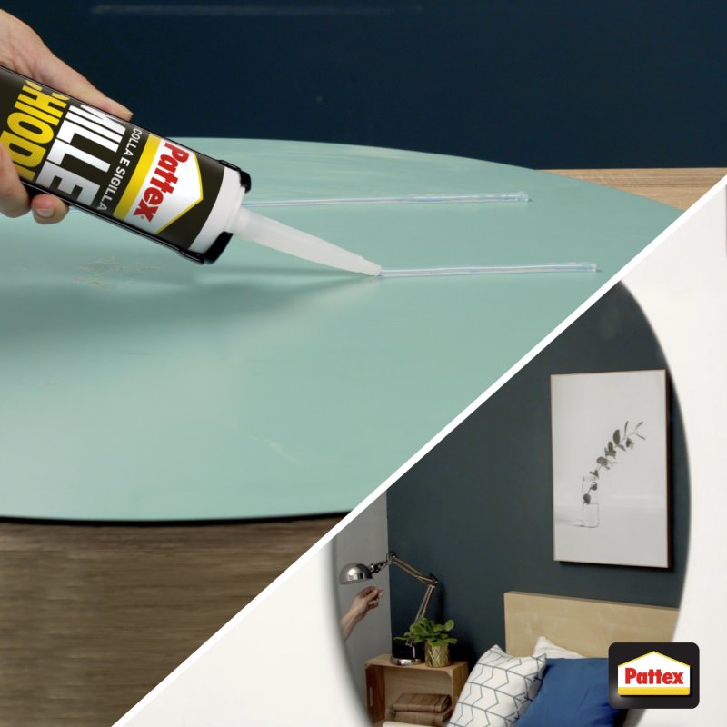 Pattex Mille Nails Crystal Glue for Optimal Sealing of Glass and Mirrors