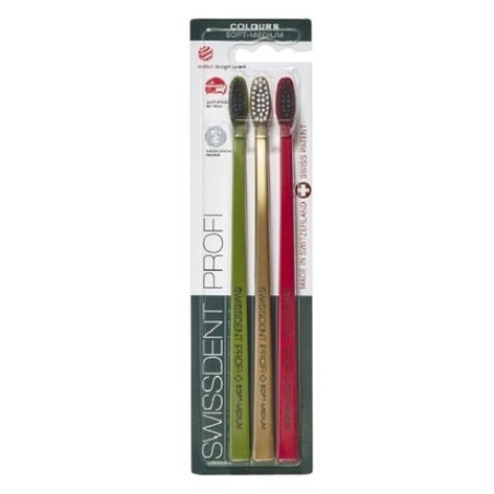 Swissdent Soft-Medium Festive Toothbrush 2 1 Free