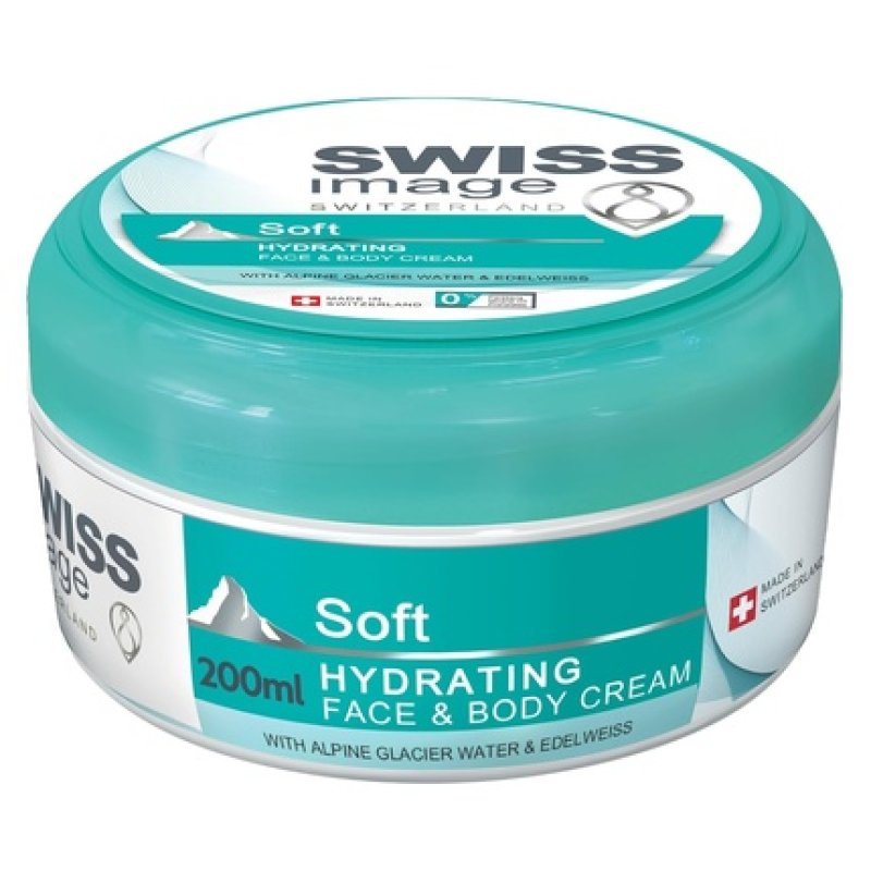 Swiss Image Soft Hydrating Face & Body Cream 200ml - Light Non-Greasy