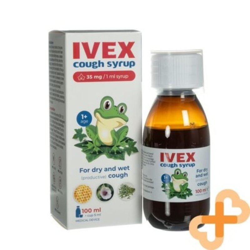 Ivex Cough Syrup 100 for Dry and Wet Cough