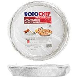 Pengo Packaging With 2 Round Containers Of Aluminium, 28 X 4 Cm, Aluminium