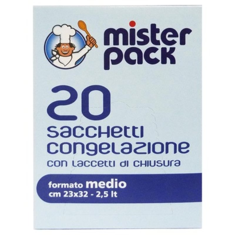 MISTER PACK Freezer Box 23x32 - Pack of 20 Medium Pieces