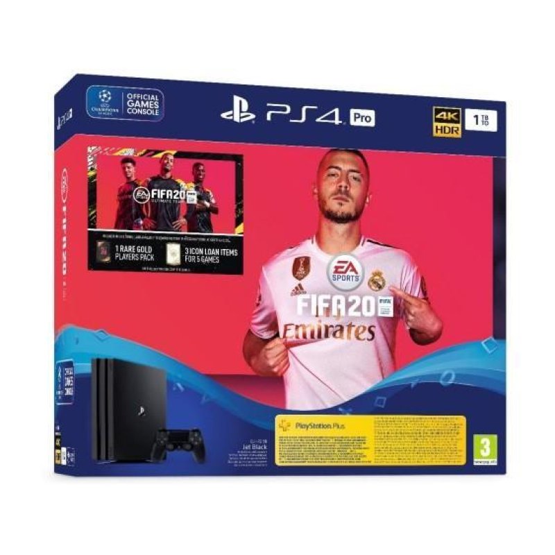 Playstation 4 Pro Console 1TB (FIFA 20 Code Expired)