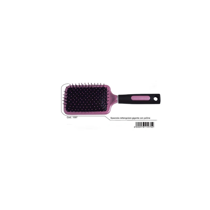 Guenzani Giant Rectangular Superior Brush With Balls
