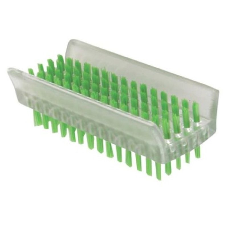 Lotus Double Nail Brush - 1 Piece In Assorted Colors