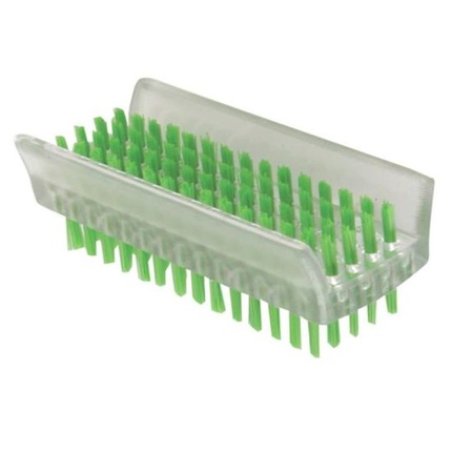 Lotus Double Nail Brush - 1 Piece In Assorted Colors