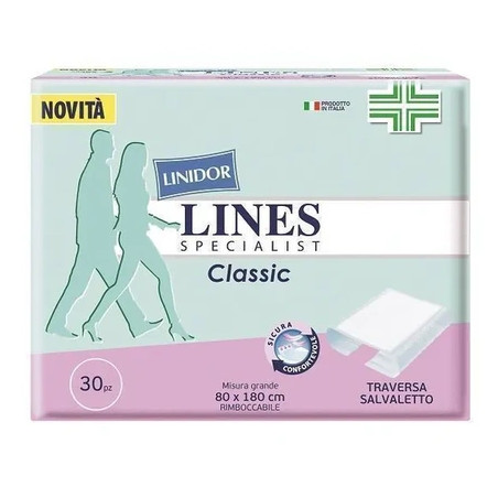 Fater Spa Lines Specialist Classic Underpads 80x180 Cm, 30 Pieces