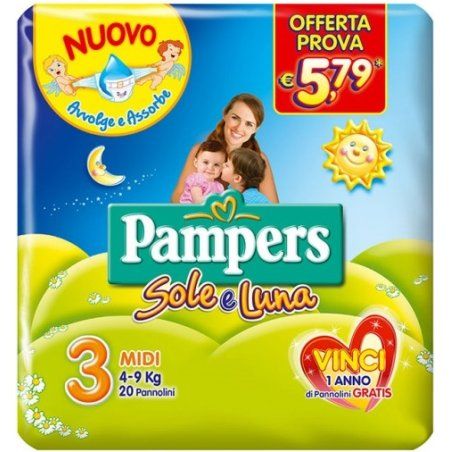 Pampers Midi Boy/Girl 3 20 pc(s)