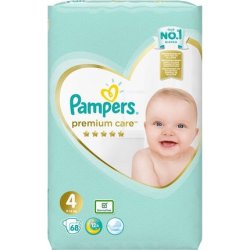 Pampers Premium Care Mega Size 4 2x68 Jumbo Diapers