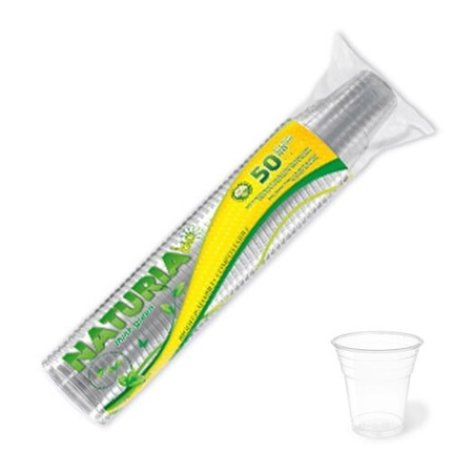 Aristea Naturia Green Glasses Pet Bio 300cc Pack Of 50 Pieces