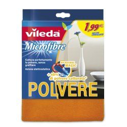 Vileda 125363 Chiffon de nettoyage Microfibre, Polyester Orange 1 pièce(s)