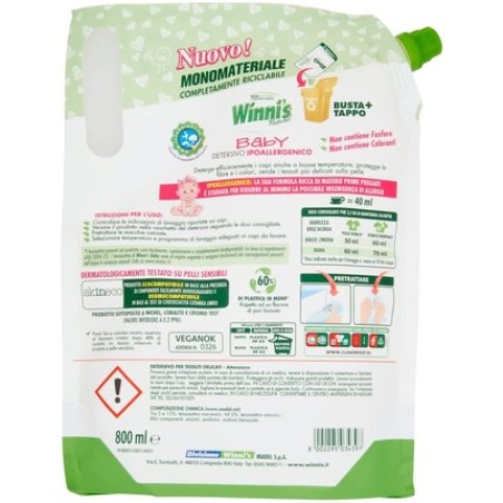 Winni' S Liquid Washing Machine Baby 2 In 1 Eco Charger 800 Ml