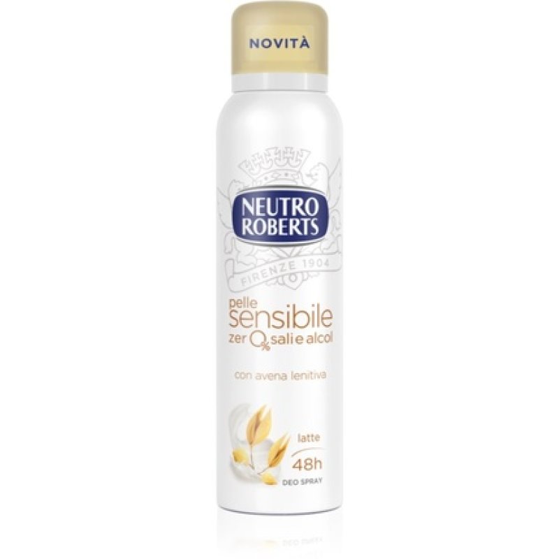 Roberts Deodorant Spray 150ml Sensitive Avena e Latte