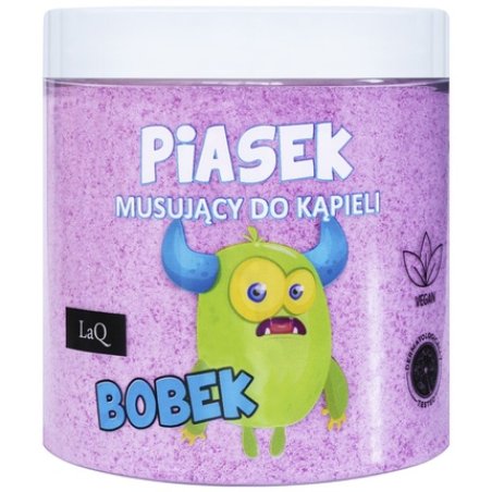 Laq Bobek Fizzing Bath Sand Pink 190g