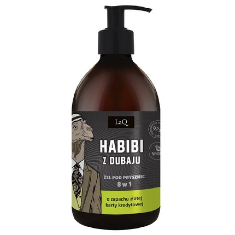 Laq Habibi From Dubai Shower Gel 8 In 1 500ml