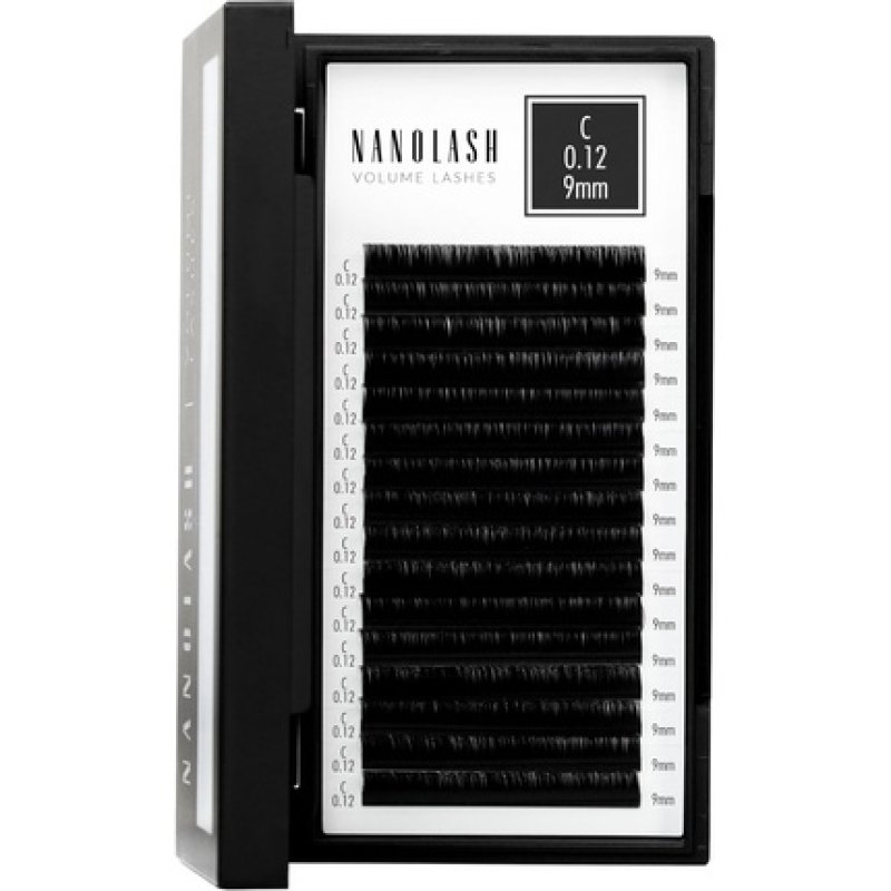 Nanolash Volume Lashes False Lashes for Professional Eyelash Extensions Volume Eyelash Extensions 9mm 0.12 C