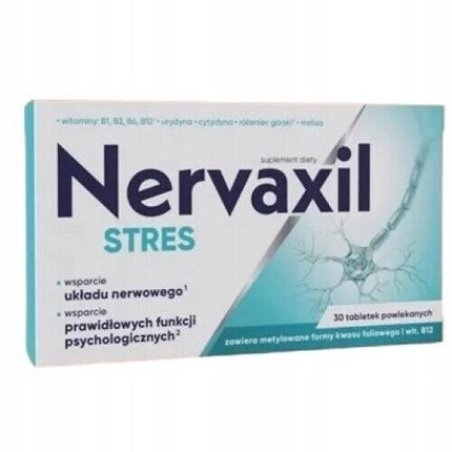 Nervaxil Stress Tablets Support for the Nervous System B-Complex
