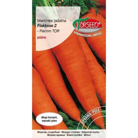 Edible Carrot Seeds Flakkese 2-Flacoro 5g