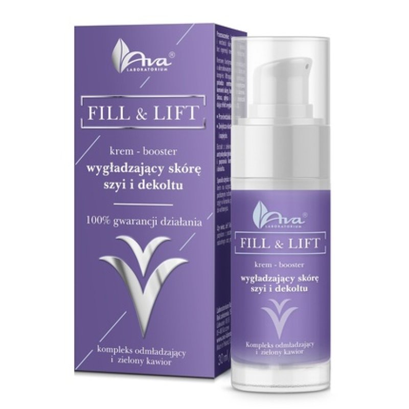 Ava Laboratorium Fill & Lift Smoothing Cream For Neck And Decollete 30ml