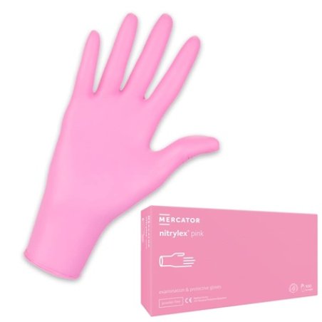NITRILE GLOVES MERCATOR XL PINK