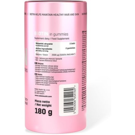 Premium Biotin Gummies 5000% Daily Value - Support for Hair and Skin