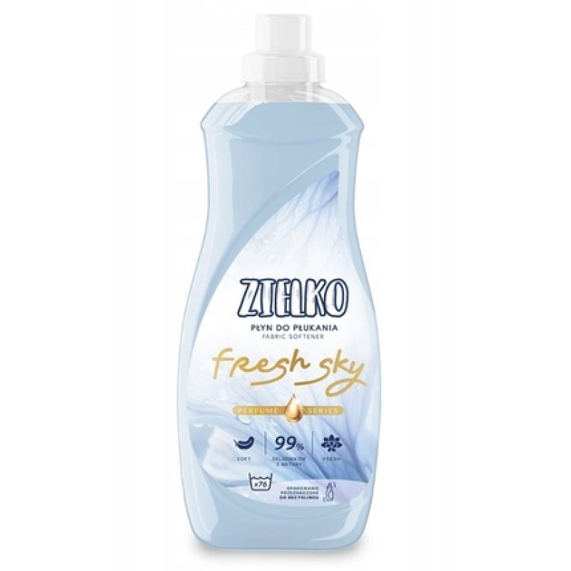 Zielko Fresh Sky Fabric Softener Blue, 1.52 L
