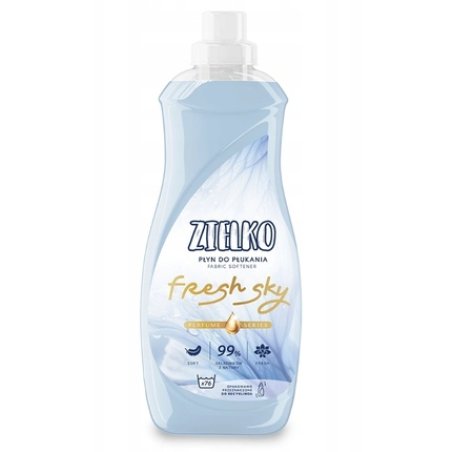 Zielko Fresh Sky Fabric Softener Blue, 1.52 L