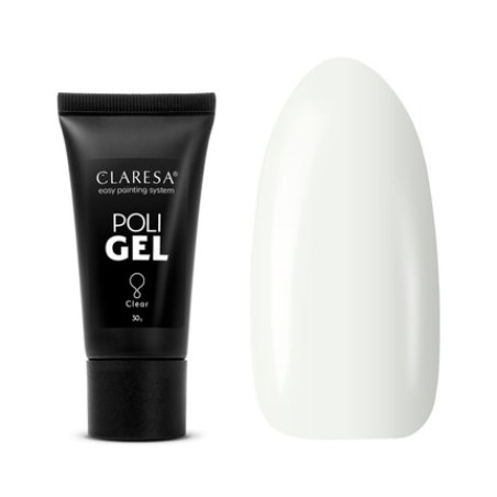 Claresa Poly Gel Acrylgel Clear 30g - Hybrid Nail Polish