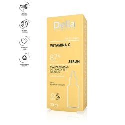 Delia Cosmetics Face, Neck, and Decollete Brightening Serum 30ml - Vitamin C Serum